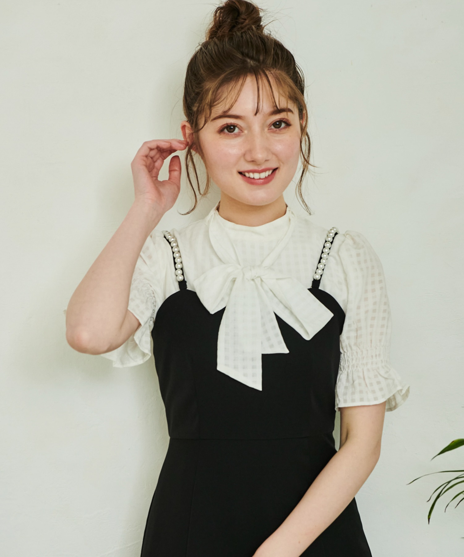 シアーチェックブラウス | シャツ・ブラウス | NOELA OFFICIAL WEB STORE