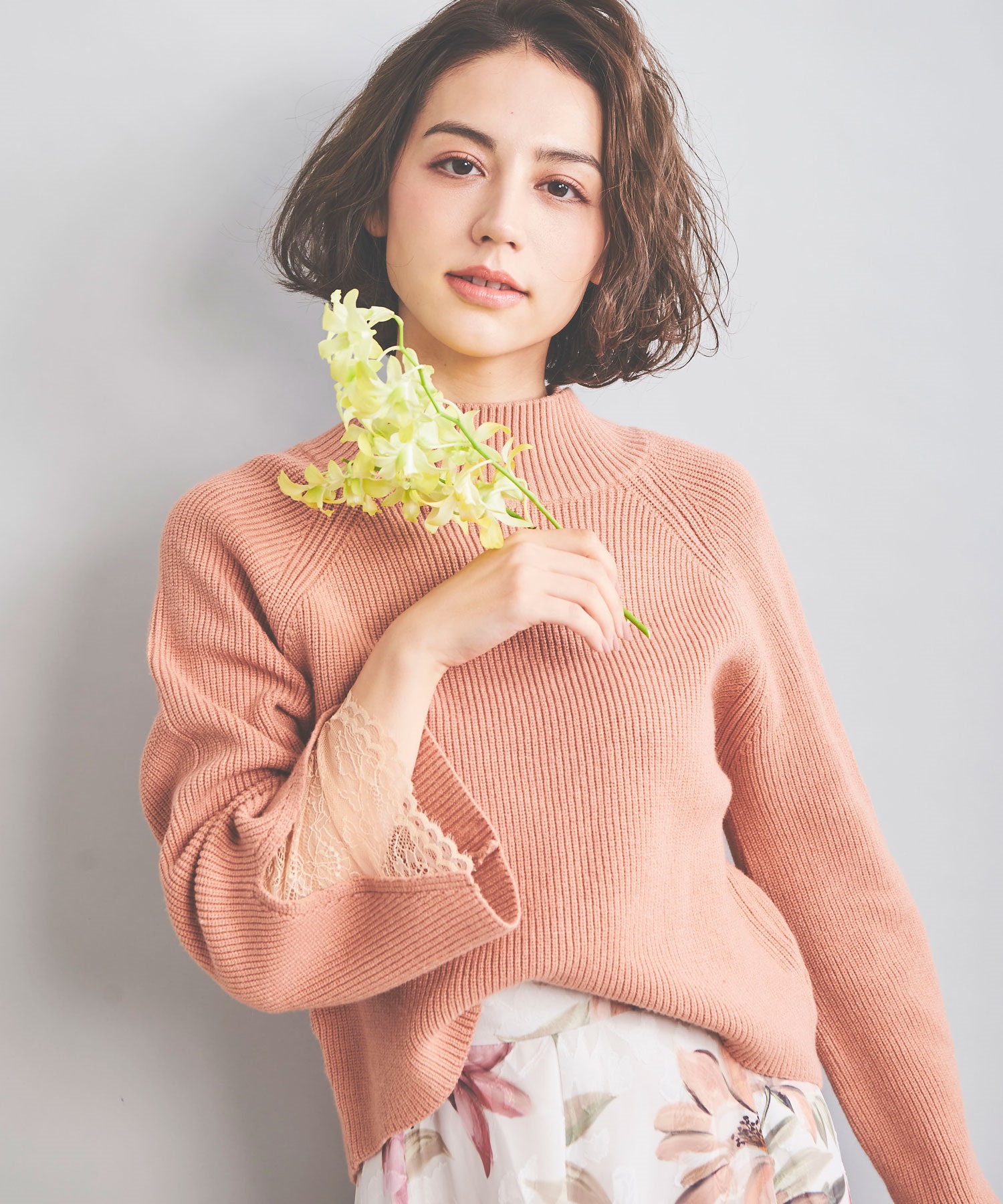 スリーブ袖レースニット | ニット | NOELA OFFICIAL WEB STORE