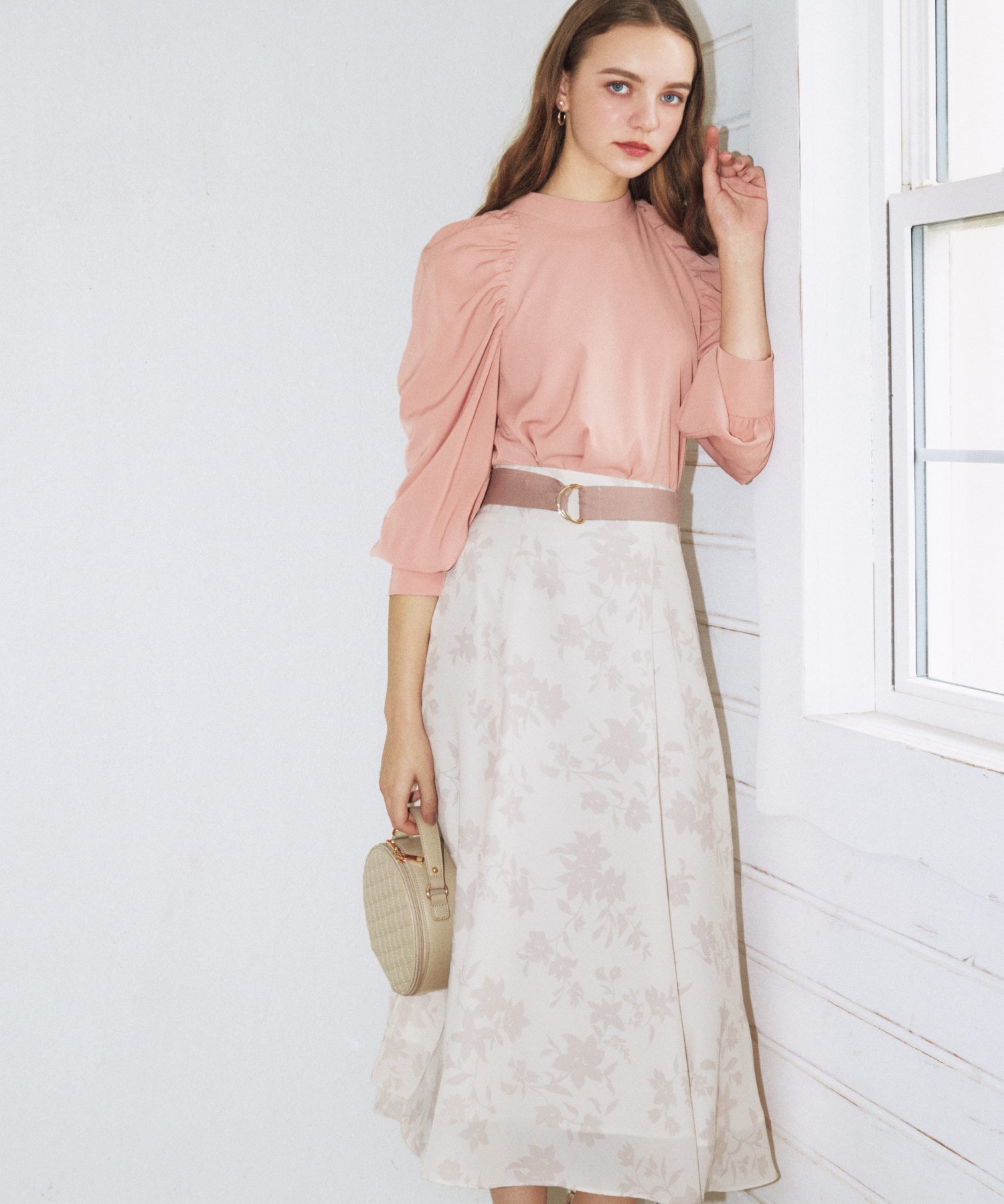 単色花柄フレアスカート | フレアスカート | NOELA OFFICIAL WEB STORE