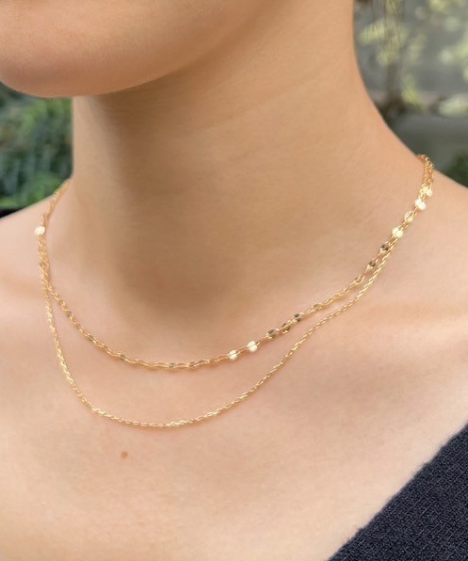 二連チェーンネックレス | ネックレス | NOELA OFFICIAL WEB STORE