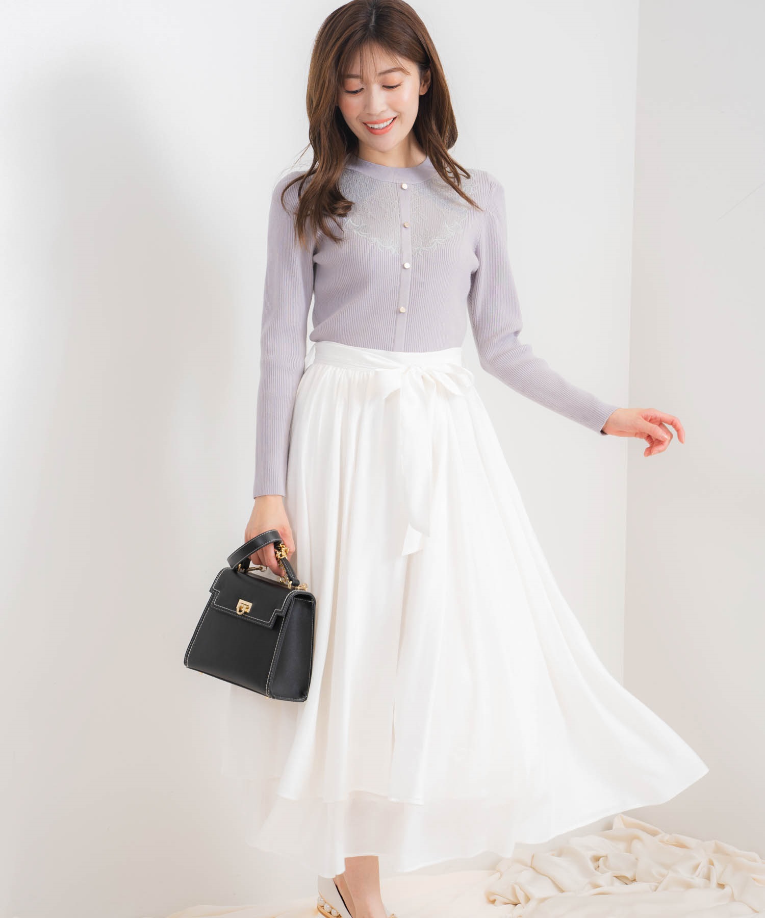 ラップボリュームスカート | フレアスカート | NOELA OFFICIAL WEB STORE