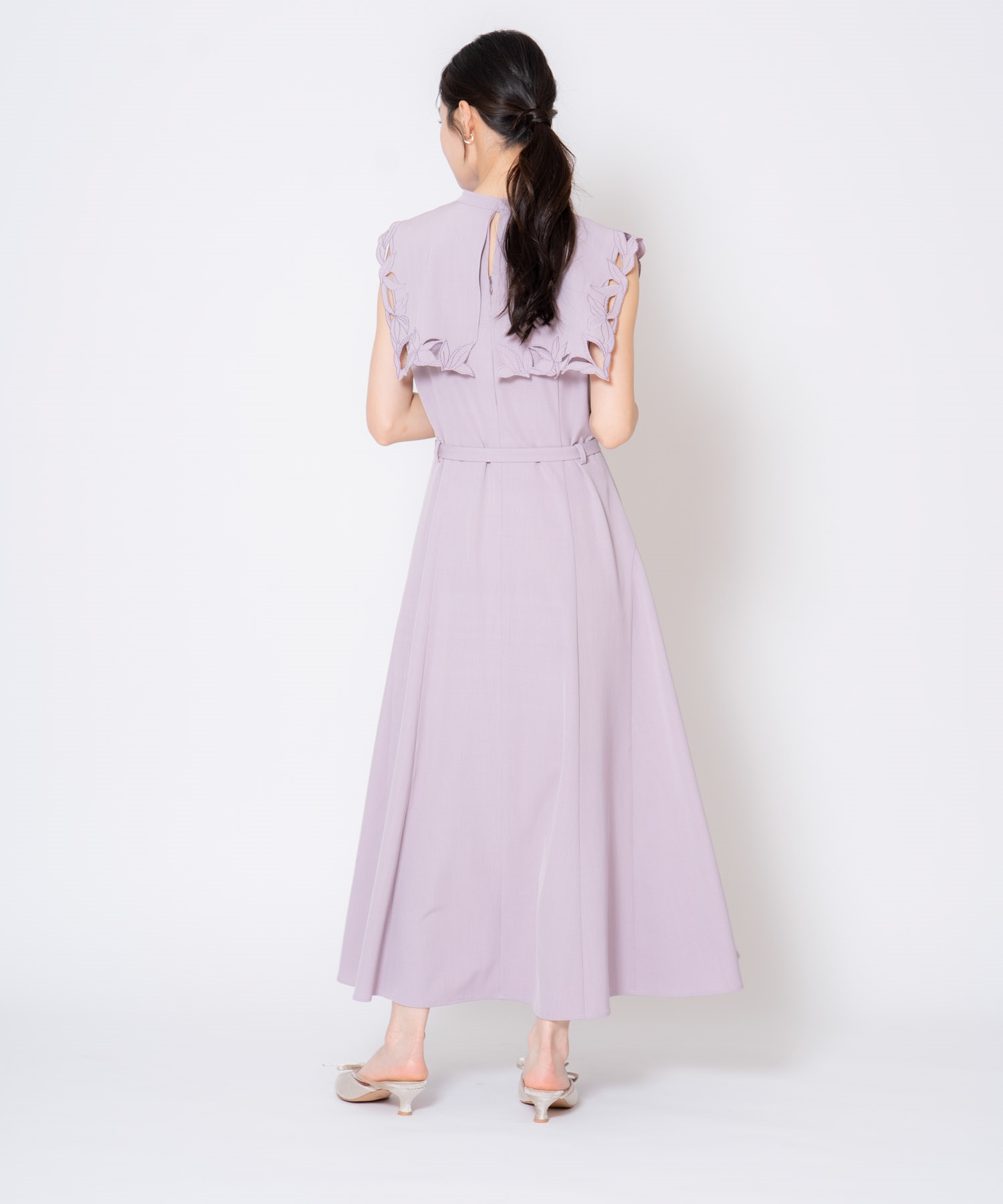 15周年】カットワークカラーワンピース | ロングワンピース | NOELA