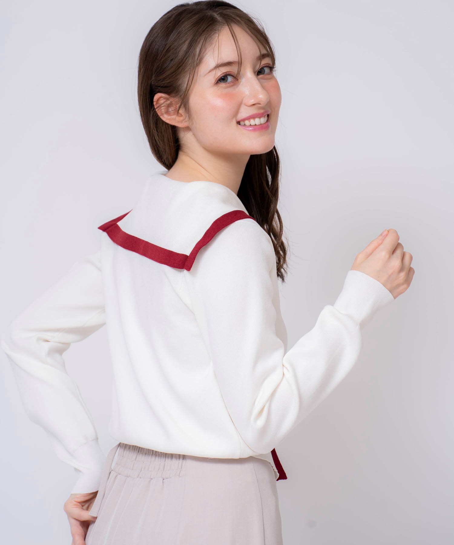 セーラーカラーマリンニット | ニット | NOELA OFFICIAL WEB STORE