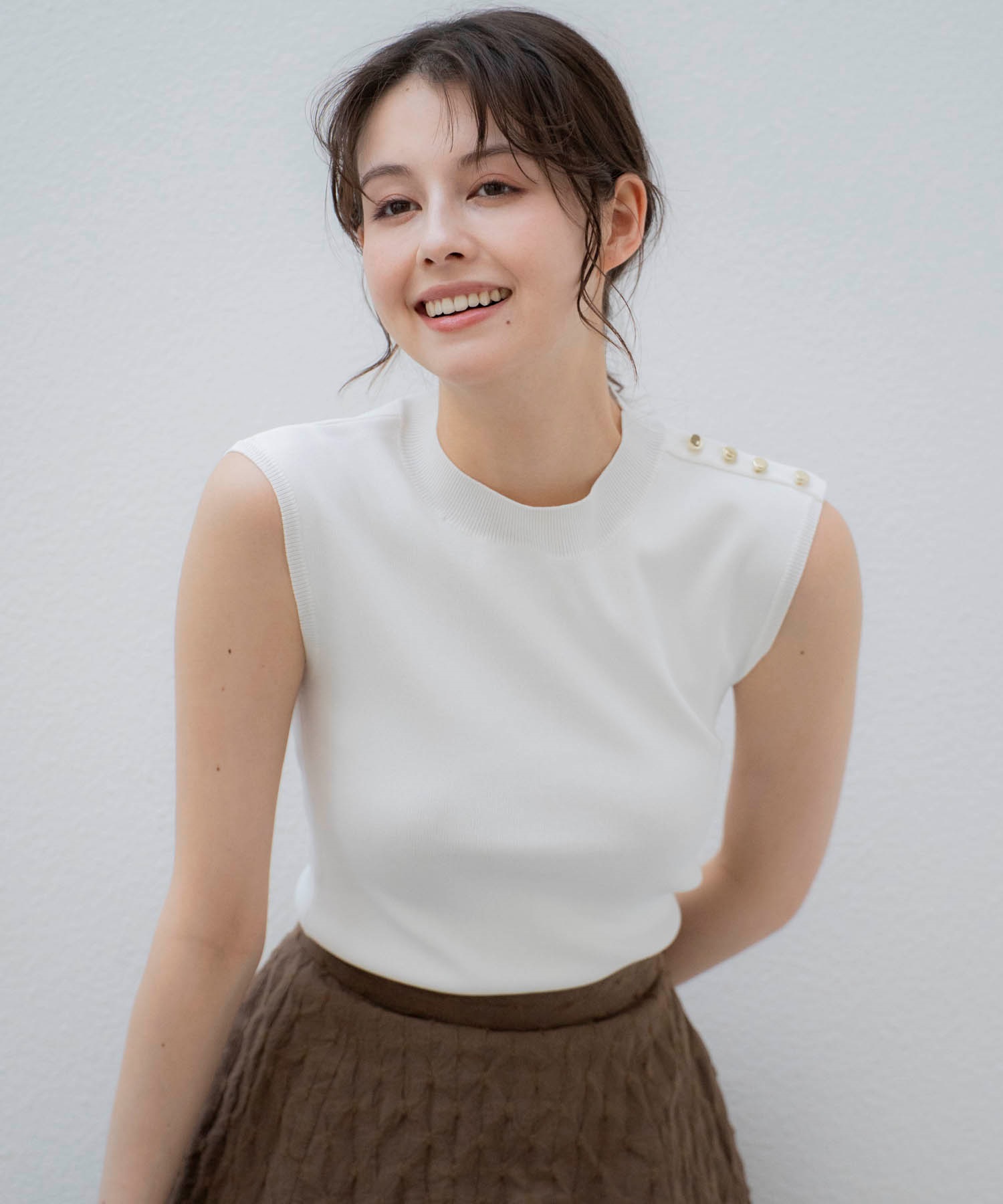 プチハイネックノースリニット | ニット | NOELA OFFICIAL WEB STORE