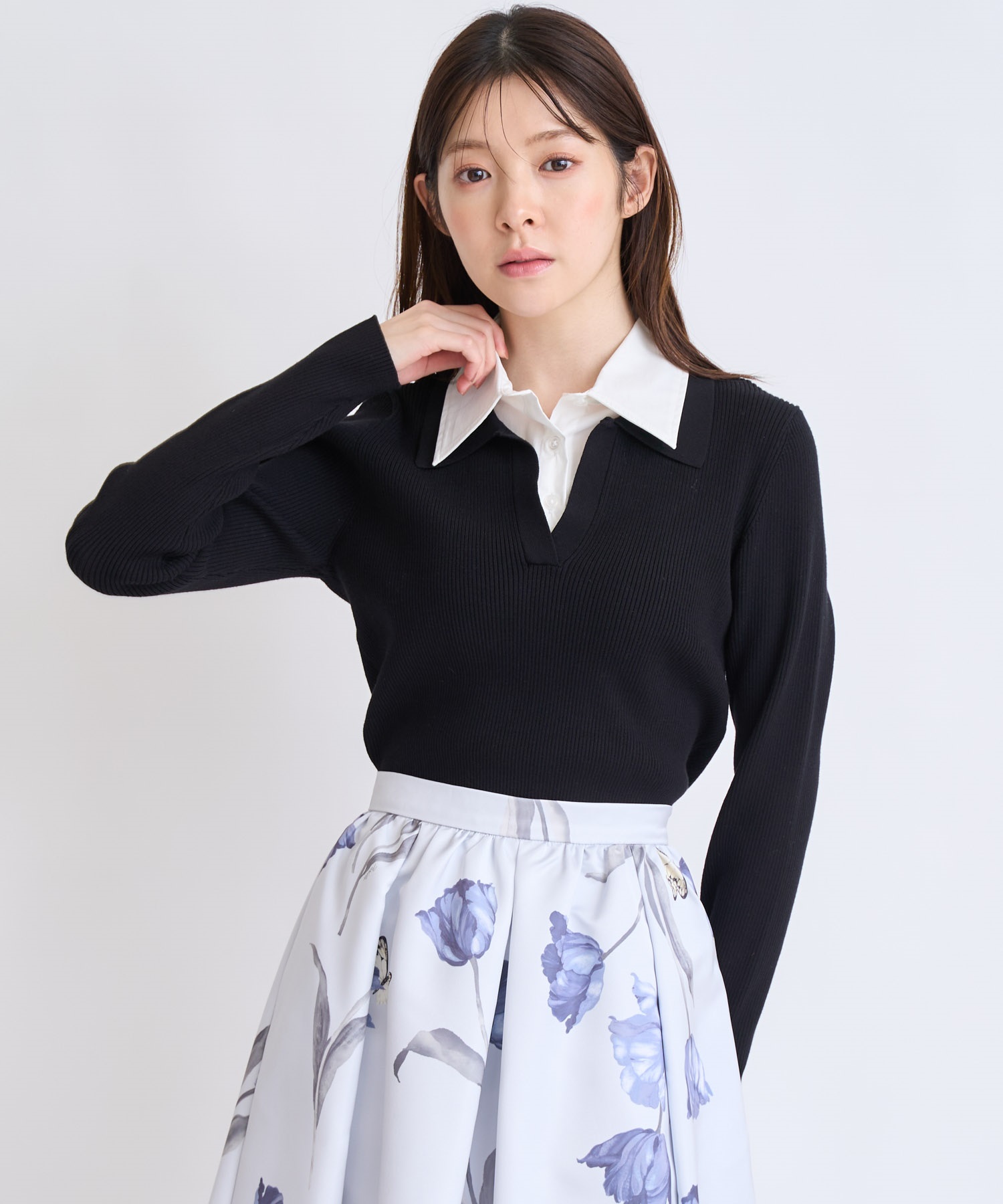 ダブルカラードッキングニット | ニット | NOELA OFFICIAL WEB STORE