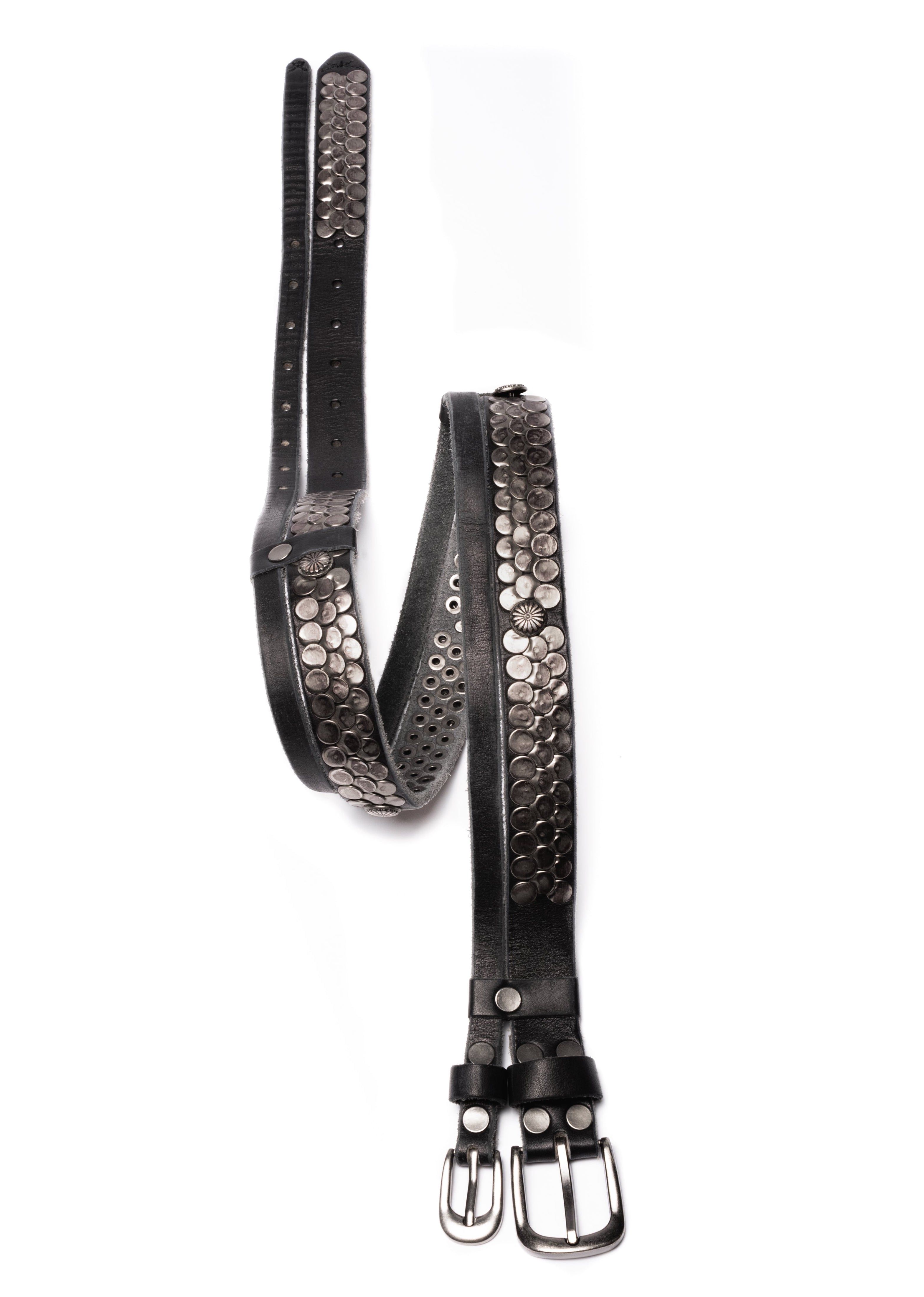 NFS DOUBLE-LAYERED BELT BLACK – NO/FAITH STUDIOS