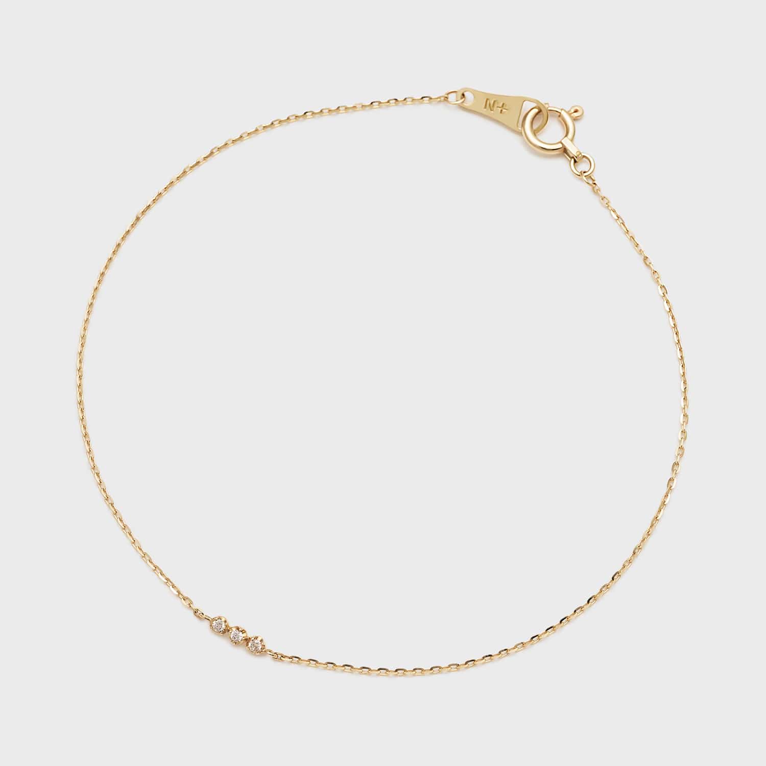 K10ダイヤモンドブレスレット（0.01ct）｜ブレスレット｜ノジェス 公式