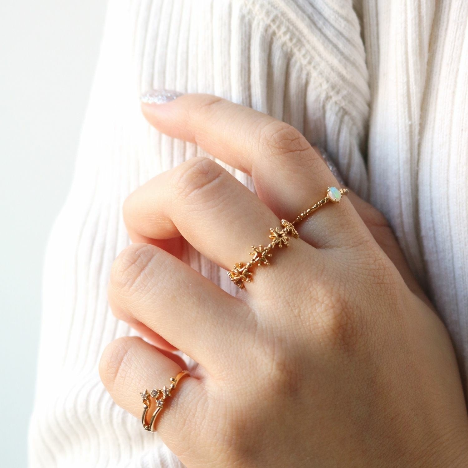 ゴールドトパーズピンキーリング｜ピンキーリング｜ノジェス 公式