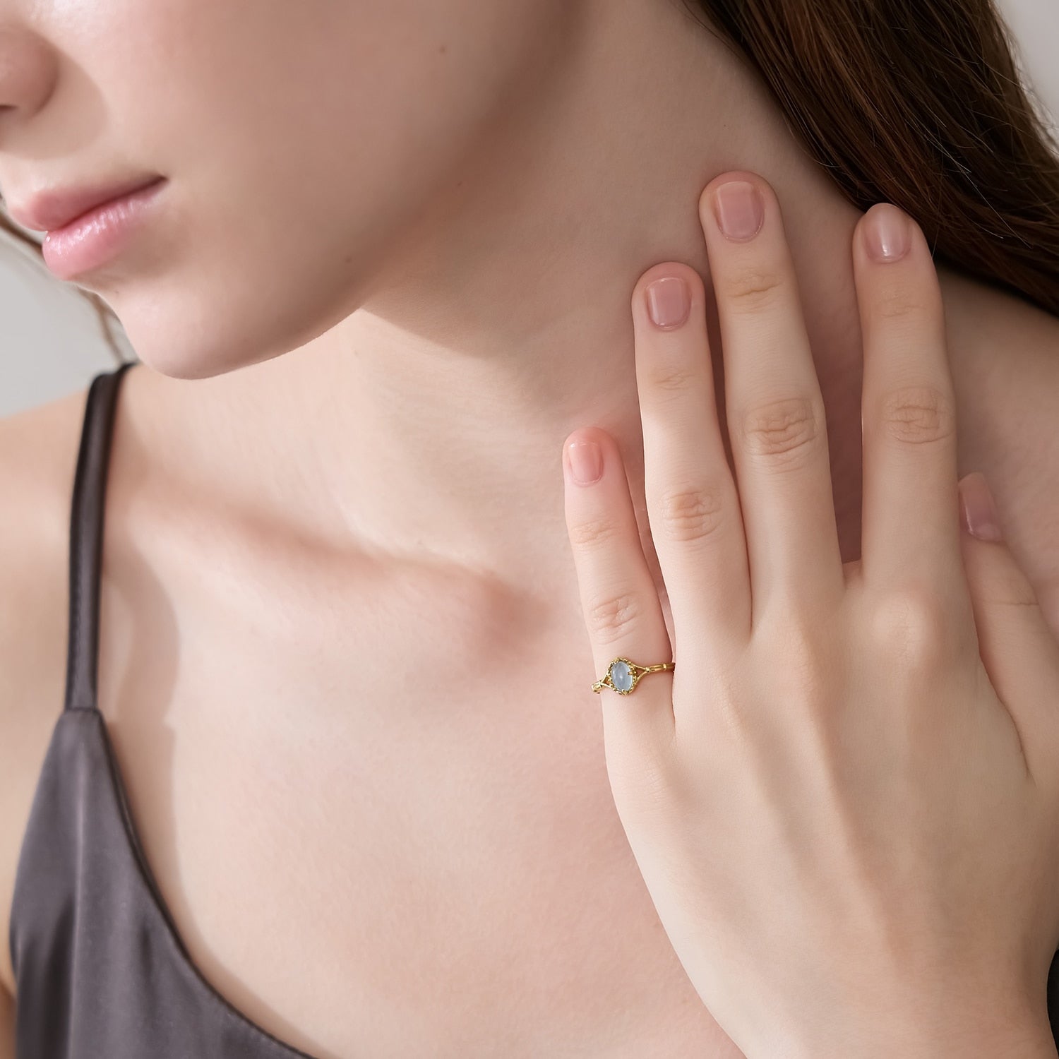 WEB限定】アクアマリンピンキーリング｜ピンキーリング｜ノジェス 公式