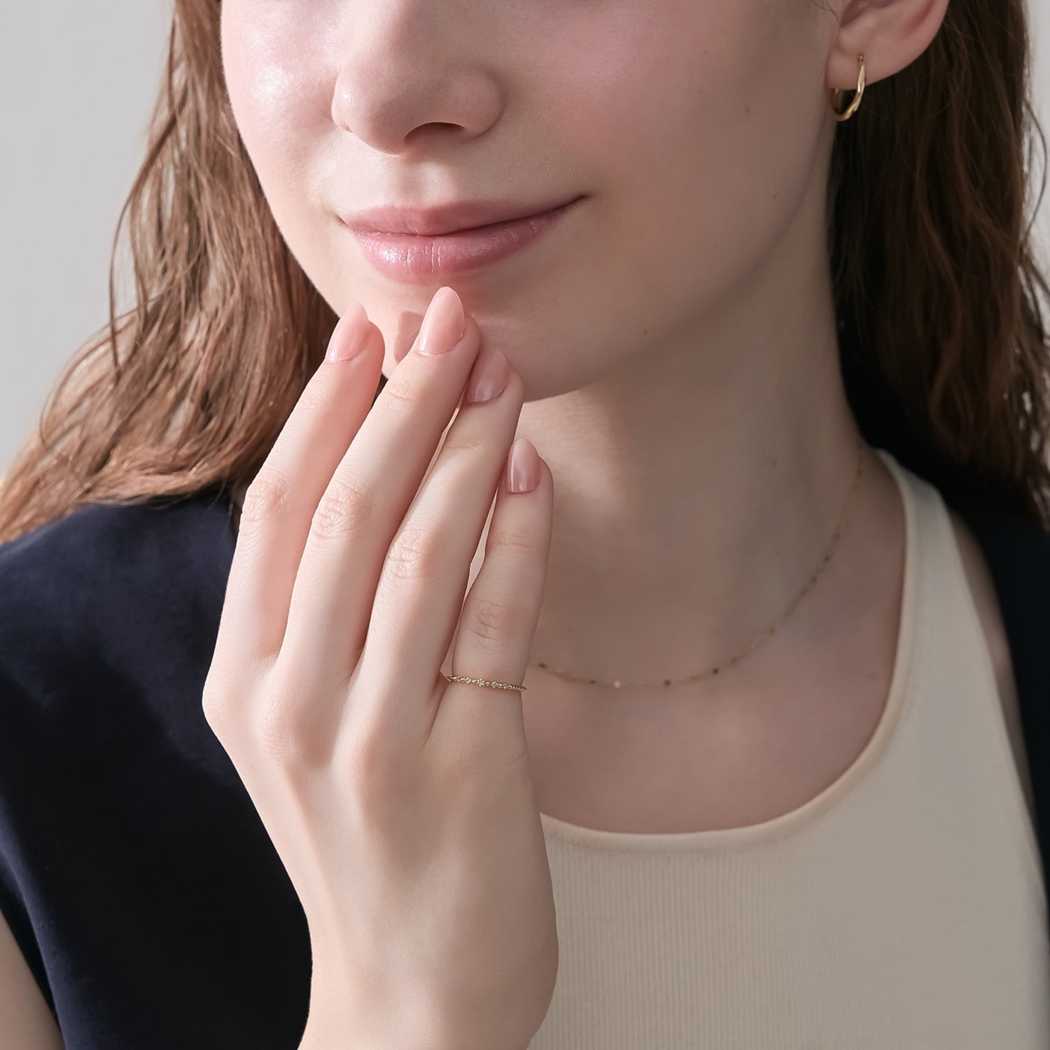 K10ダイヤモンドピンキーリング｜ピンキーリング｜ノジェス 公式