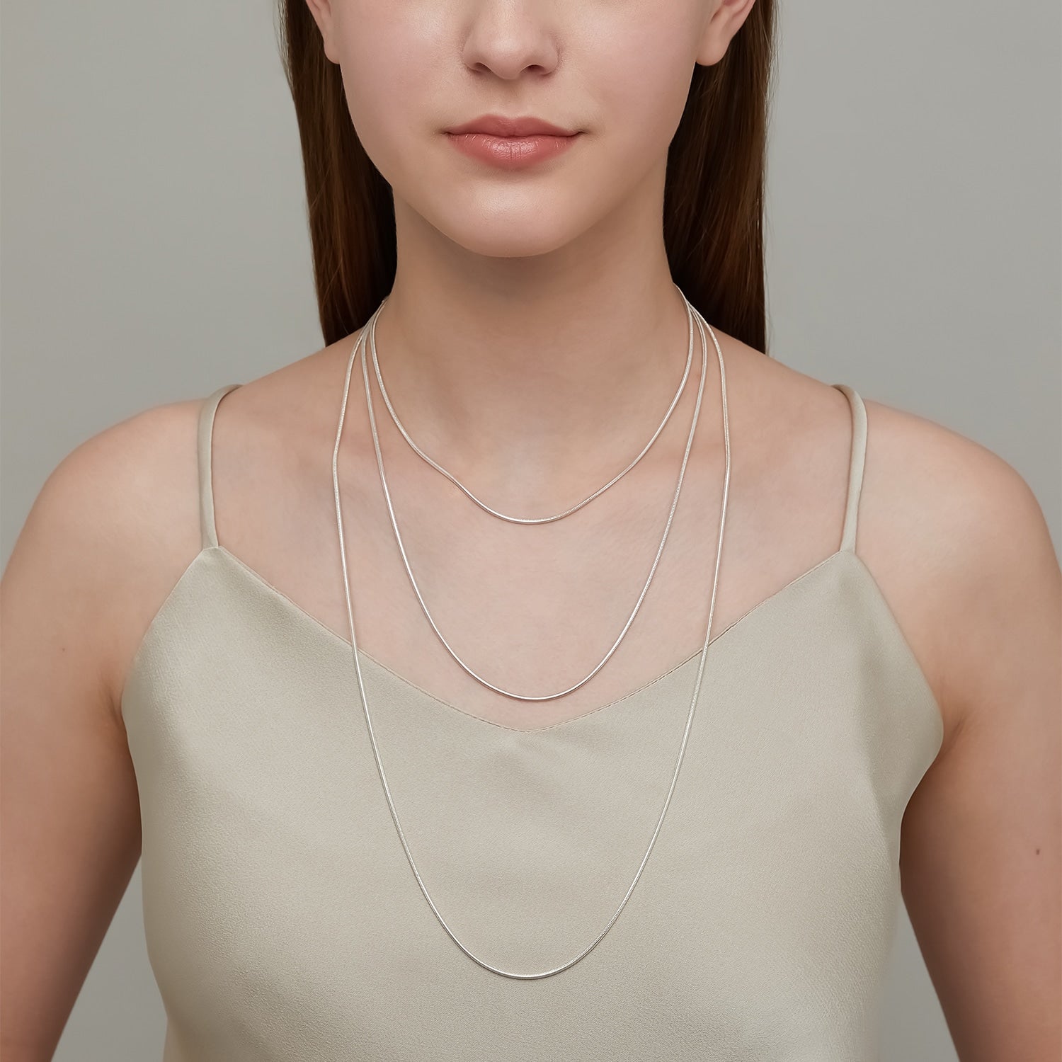 シルバーチェーンネックレス（38㎝）｜ネックチェーン｜ノジェス 公式