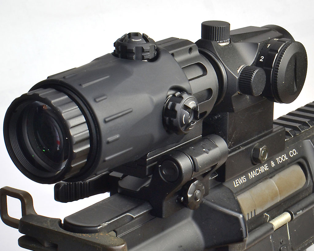 3X TACTICAL MAGNIFIER with Outer Rubber Cover | MAGNIFIER