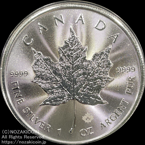 カナダ メイプルリーフ銀貨 2024年 5ドル – 野崎コイン