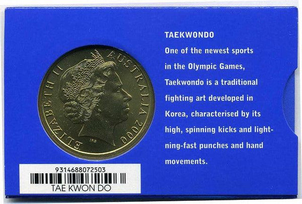 オーストラリア シドニーオリンピック5ドル黄銅貨 テコンドー – 野崎