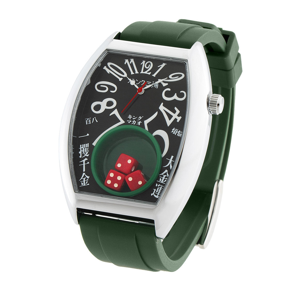 フランク三浦] 腕時計 キングマカオ Gamble Watch グレートグリーン