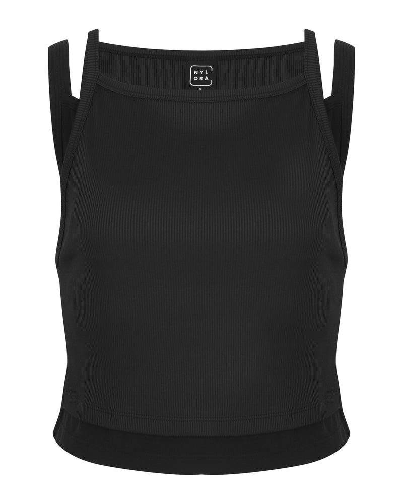AUBREY TOP BLACK – NYLORA