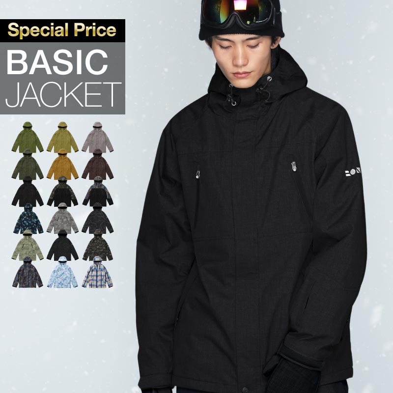 1~16カラー] スノーボードウェア メンズ レディース ジャケット単品