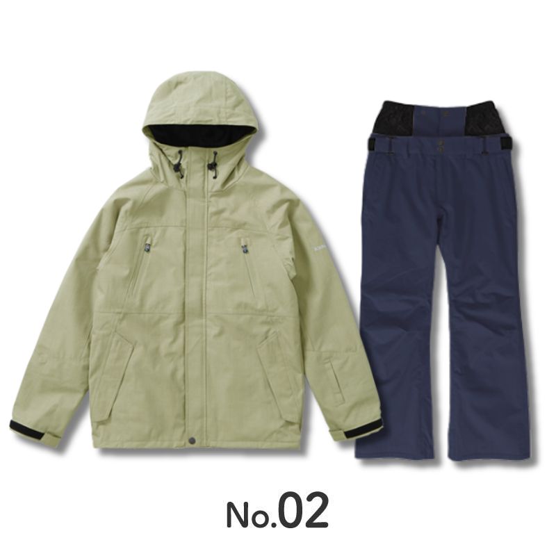 5点セット レンタルよりお得 福袋 スノーボードウェア 上下セット