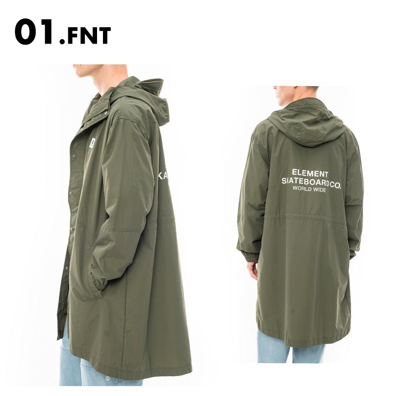 ELEMENT/エレメント メンズ 撥水ジャケット NIAR COAT WR 2024 SPRING