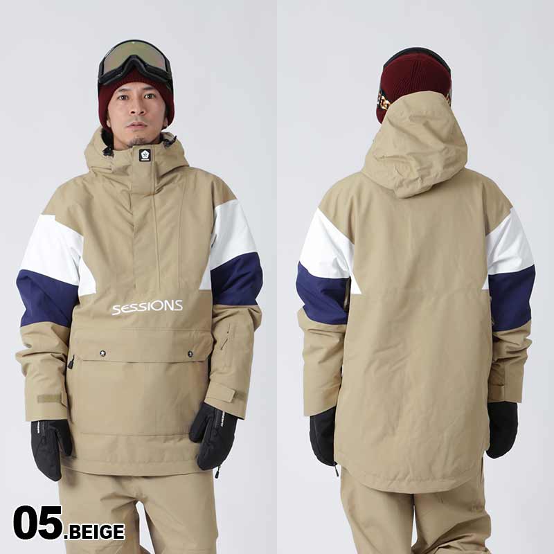 SESSIONS/セッションズ メンズ スノーウェア プルオーバージャケット