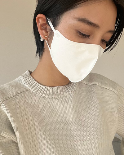 2022元旦発売開始【ユニクロ 新作マスク】エアリズム3D着用レポ