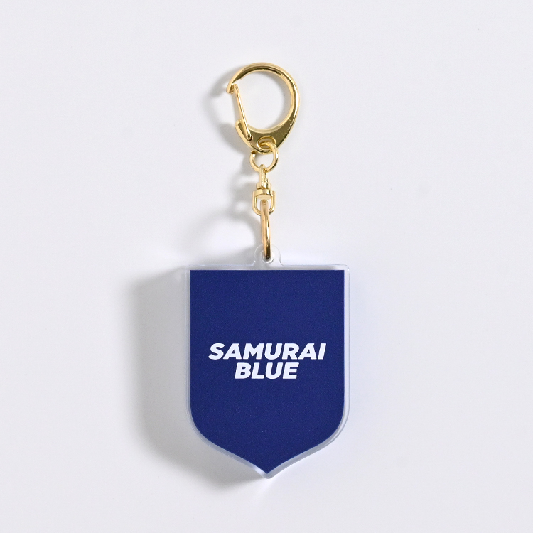 エンブレムアクリルキーホルダー(厚型)(SAMURAI BLUE) | JFA STORE