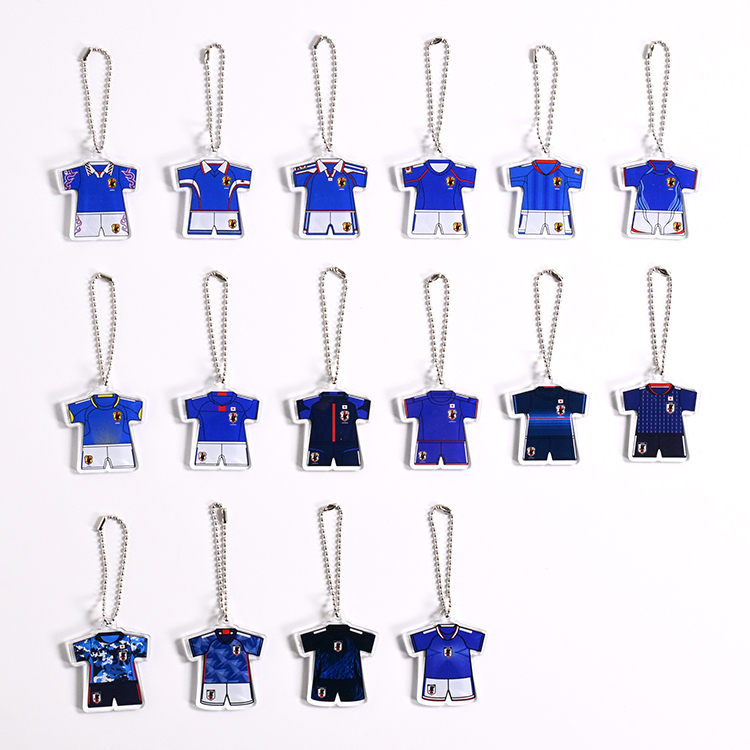 歴代ユニフォーム型アクリルキーホルダー(SAMURAI BLUE)STADIUM LINE