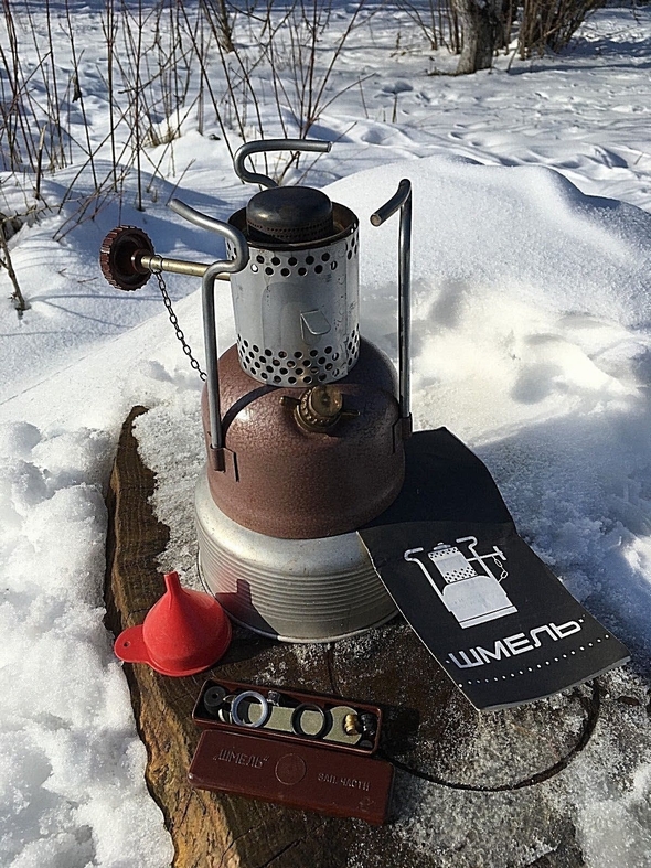 ロシアストーブSHMEL（マルハナバチ）量産型ガソリンストーブ | 楽しむ