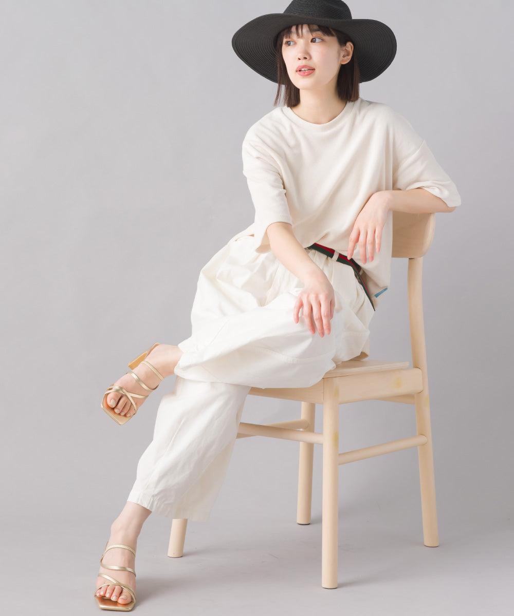 OMNES PURPLE LABEL】パイル半袖プルオーバー【6124-5509】