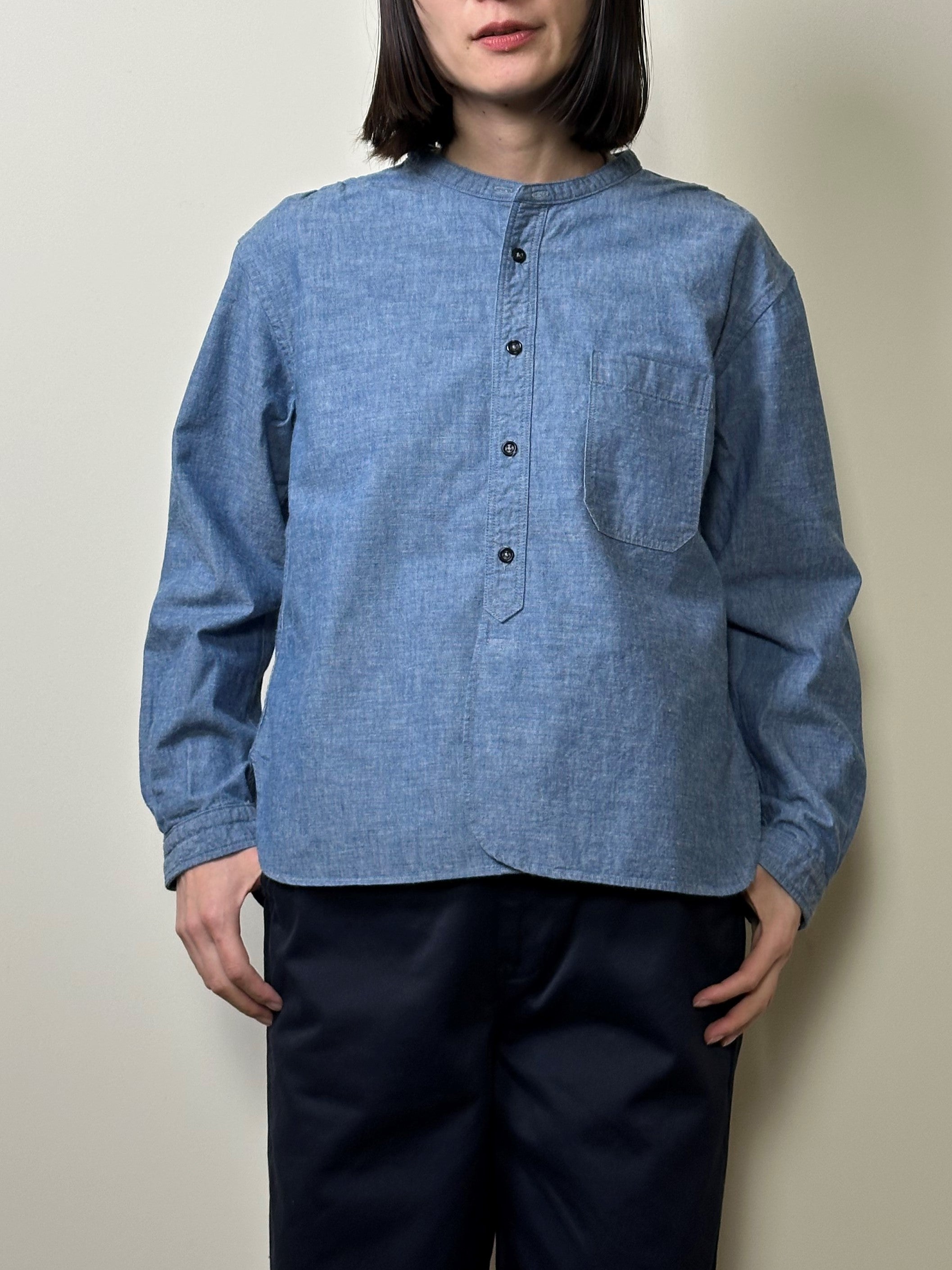 スタンドカラーシャツ / Stand collar shirt – OMNIGOD COOP
