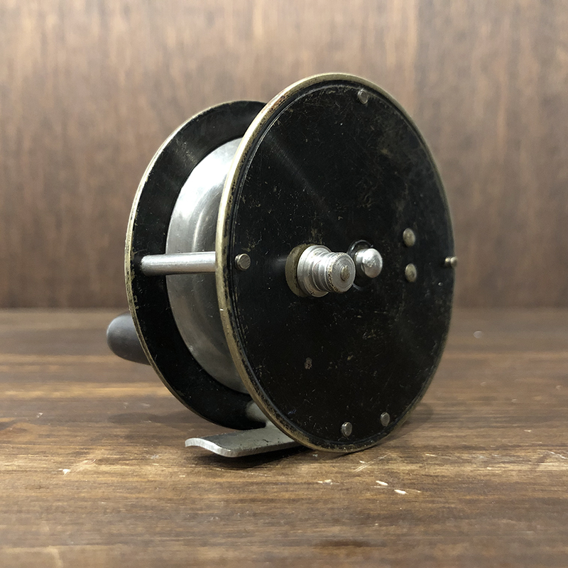 Allcocks Brass Nickel Fly Reel 3inch オールコックス 約3インチ径 径