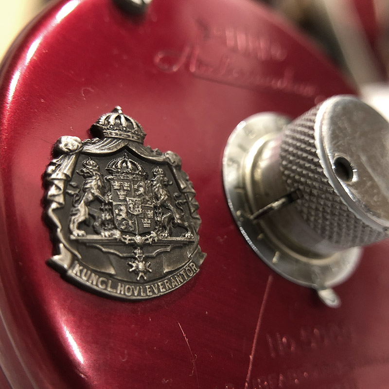 Abu Record Ambassadeur 5000 Svangsta Red With Case アブ レコード