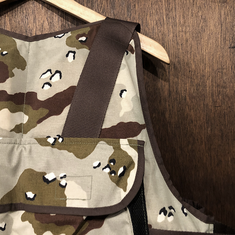 Anglers House Life Floating Vest Jacket Sand Camo Deadstock