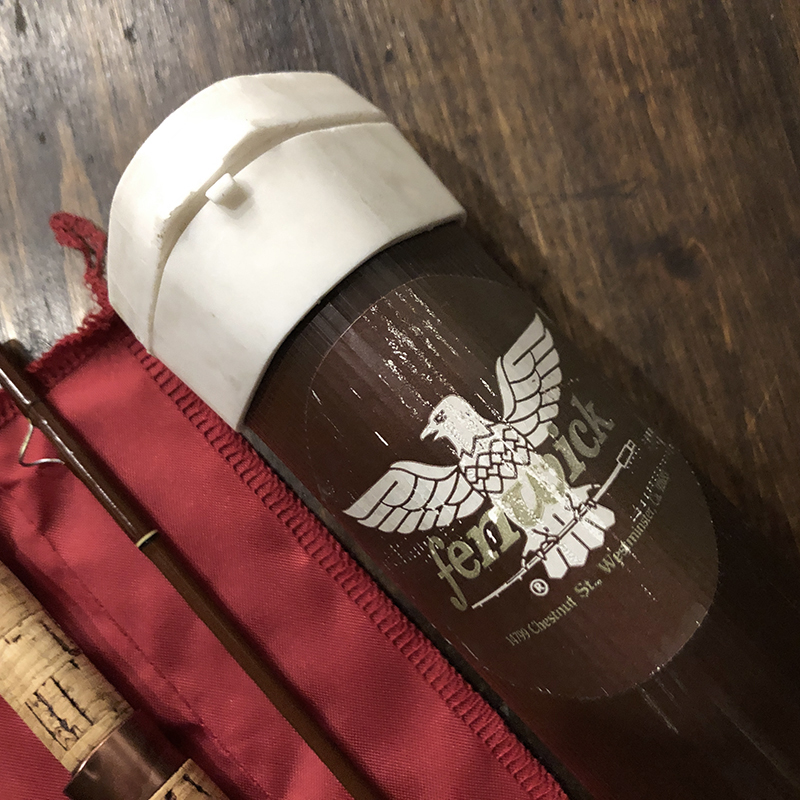 Fenwick FF535 Glass Fly Rod with Case & Rodsox Mint フェンウィック