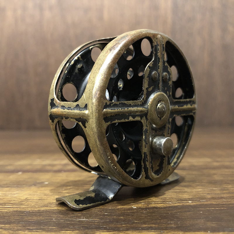 Shakespeare Featherweight All Brass Skeleton Fly Reel