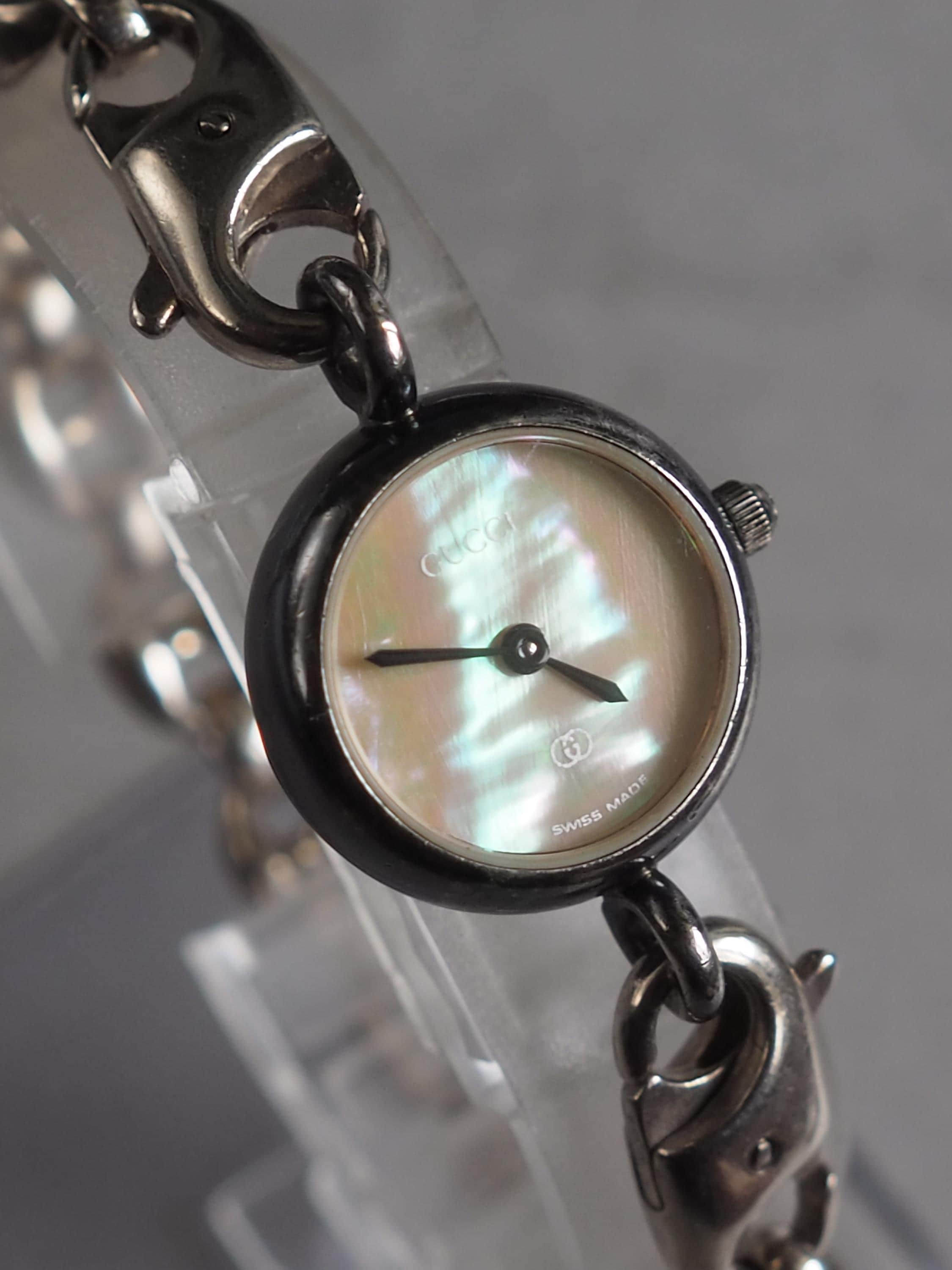 GUCCI グッチ SV925 シェル ウォッチ 腕時計 シルバー925 ヴィンテージ