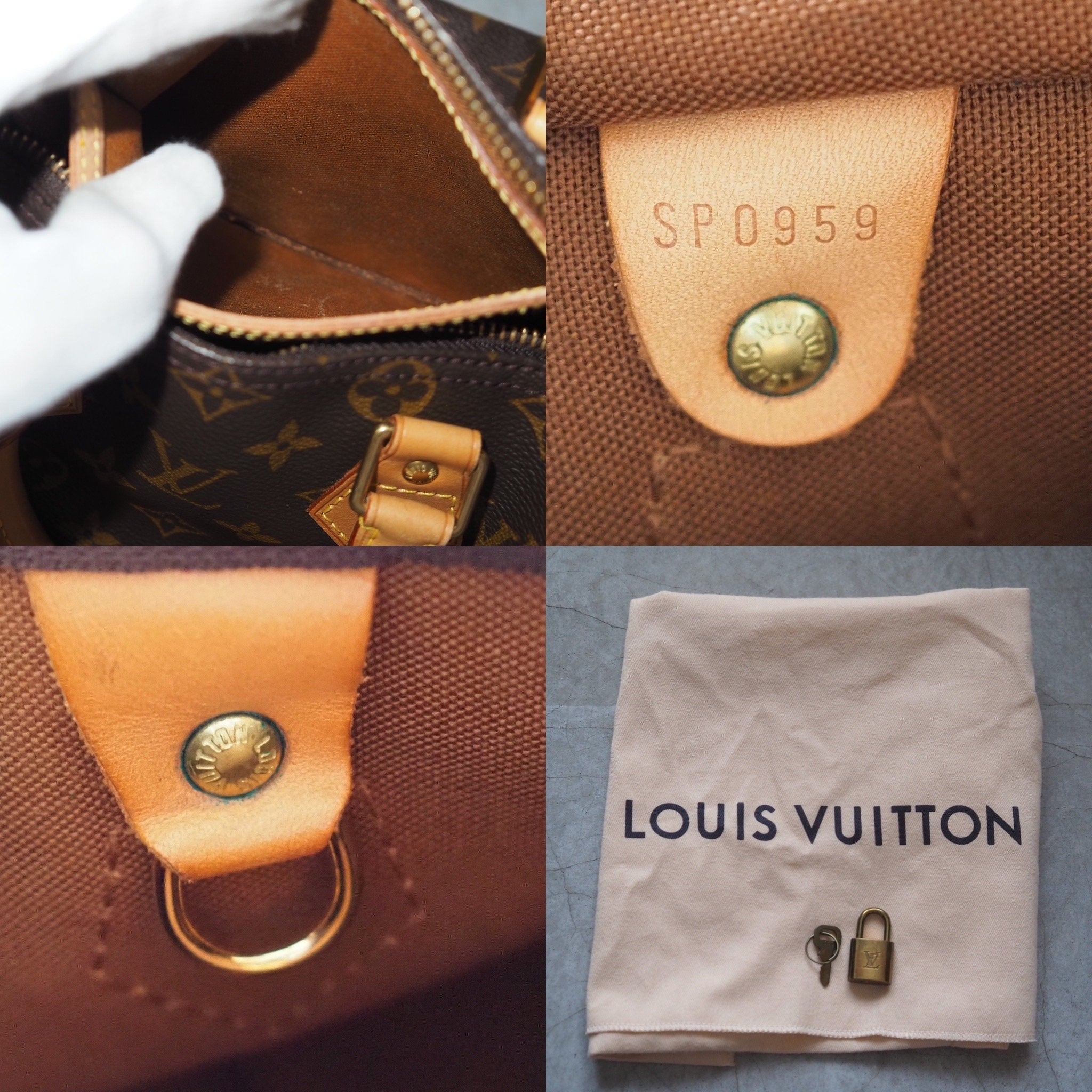 LOUIS VUITTON スピーディ25 モノグラム ボストン バッグ ヴィンテージ