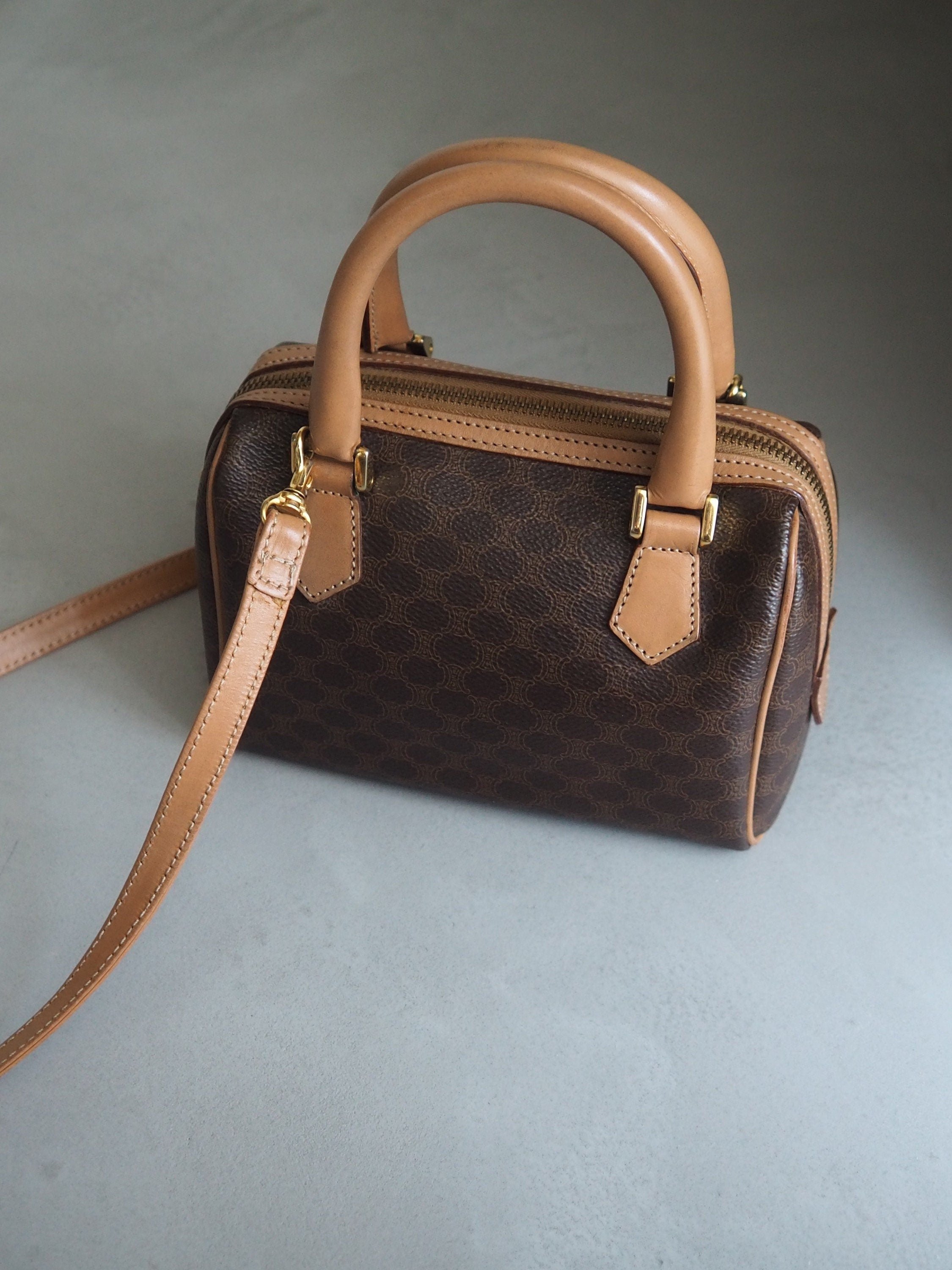 CELINE マカダム 2way ミニボストンバッグ