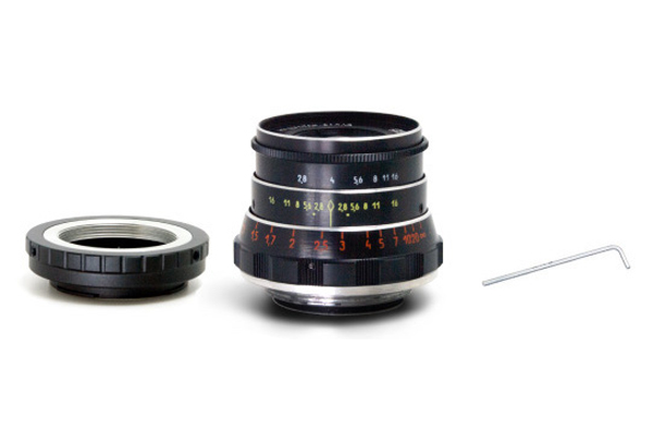 LZOS industar-61 L/D（インダスター）55mm/F2.8 レンズ + マイクロ