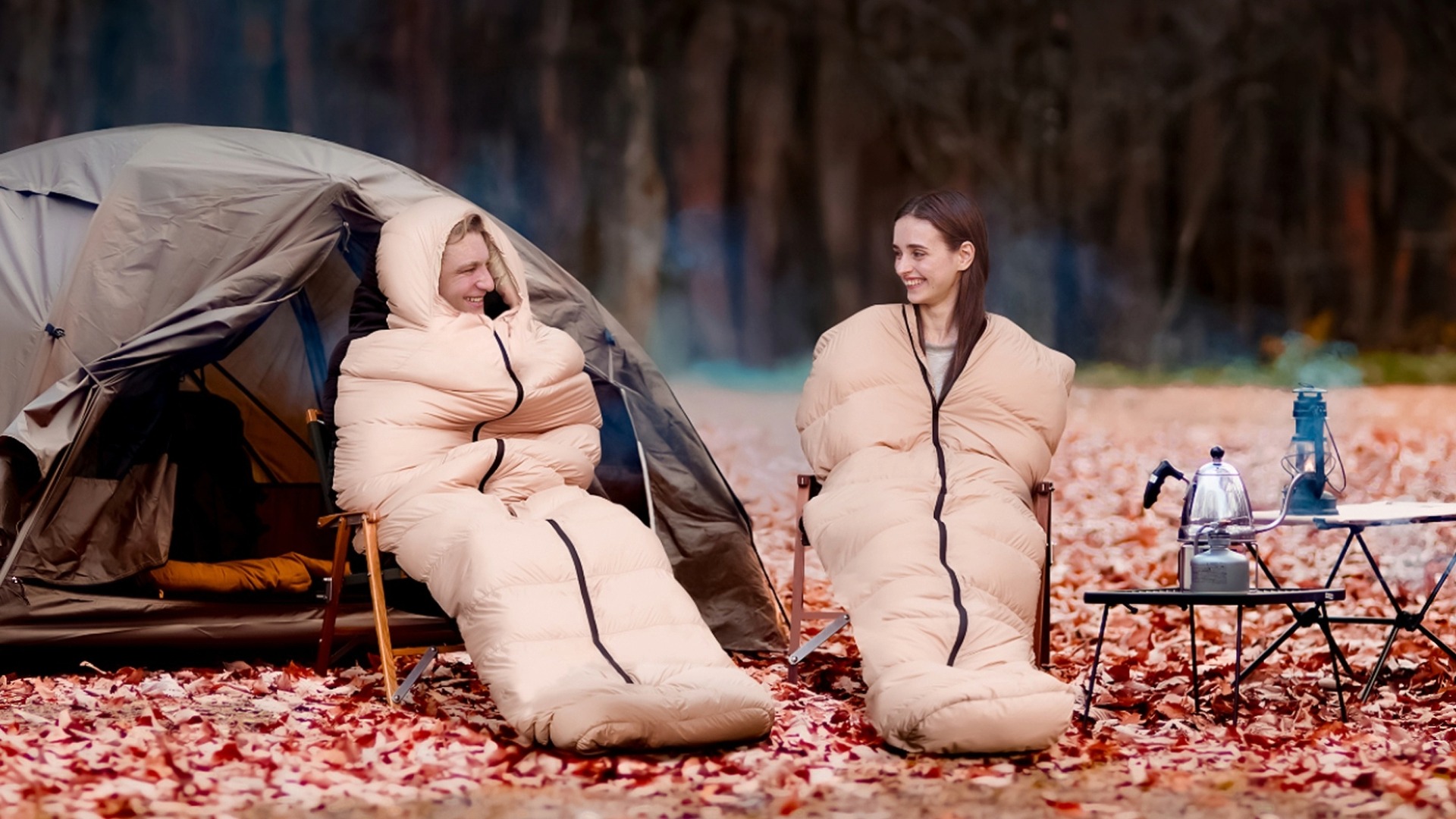 寝具ブランドGOKUMINから高級ダウンシュラフが登場。自宅のような