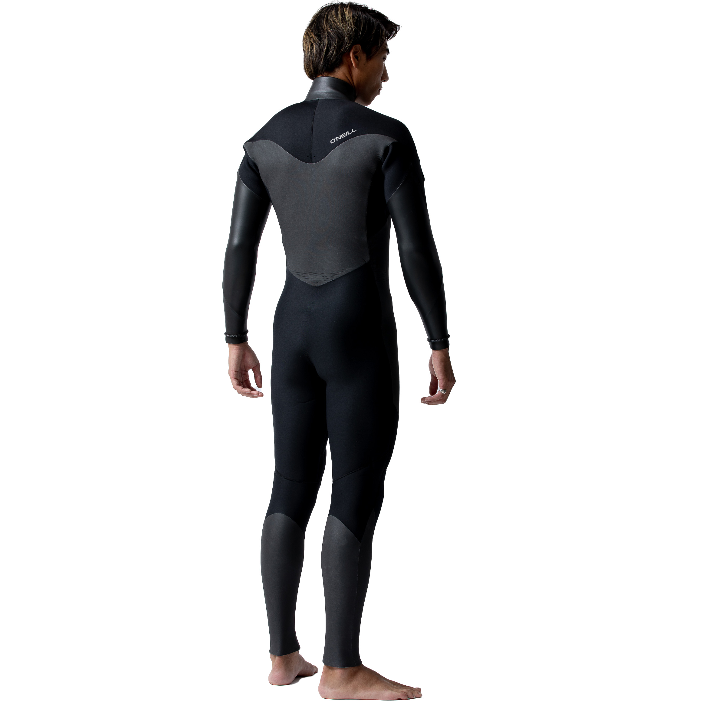 防寒☆AXXE☆生地柔らかHUMP裏起毛セミドライウェットスーツ5×3mm既成L