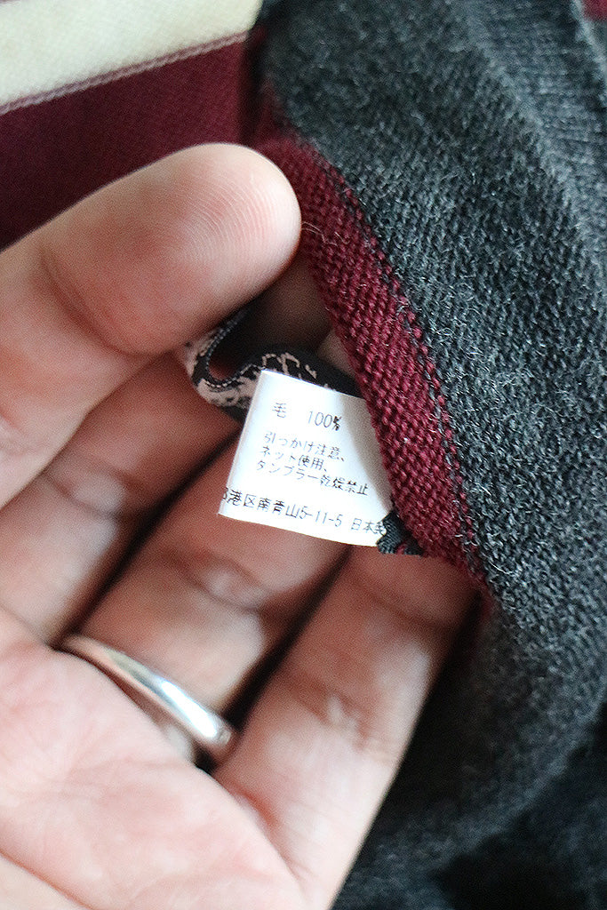 COMME des GARCONS HOMME DEUX レジメンタルマフラー