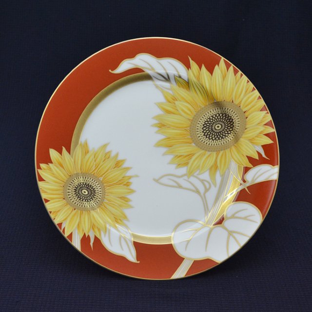 ひまわり）ディナー皿（大皿）|有田焼の老舗-香蘭社オンラインショップ