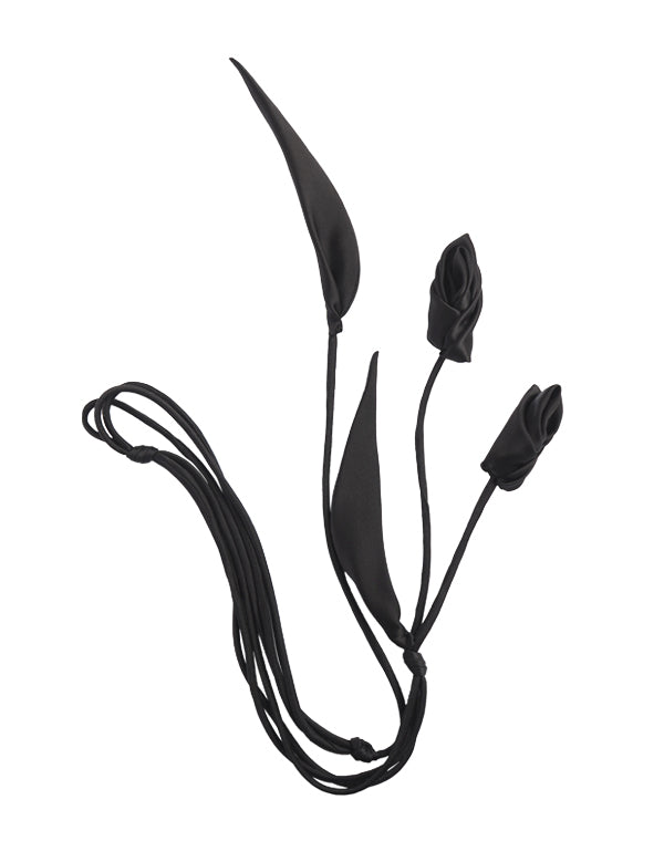 Mame Kurogouchi マメ クロゴウチ｜Floral Motif Silk Belt MM26SS