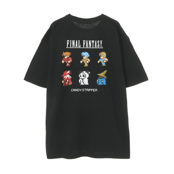 ピクセルリマスター ファイナルファンタジー Tシャツ(BLACK)｜ Candy