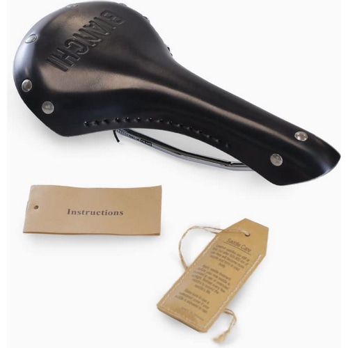 BIANCHI ( ビアンキ ) サドル クラシックレザーサドル A ブラック