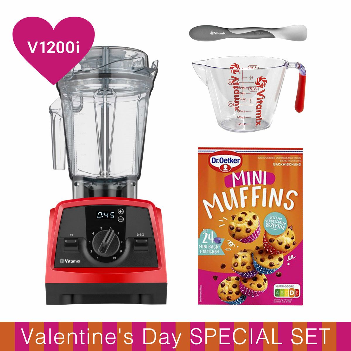 公式】バイタミックス Vitamix ミキサードライコンテナ 1.4L interlock