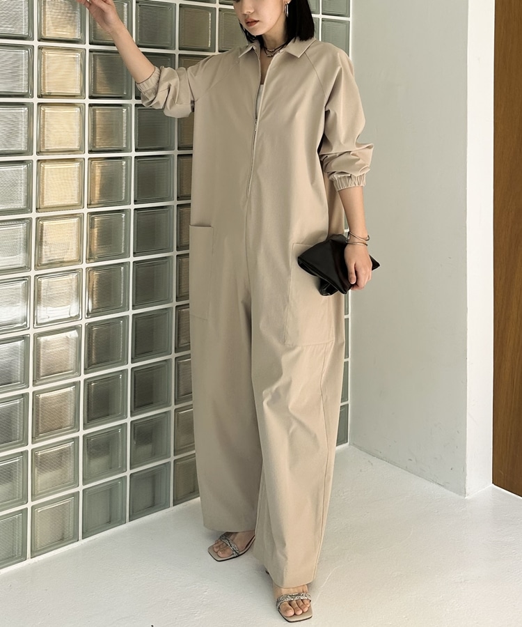 ZIPオールインワン(F BEIGE): オーバーオール｜PMbox P&M OFFICIAL