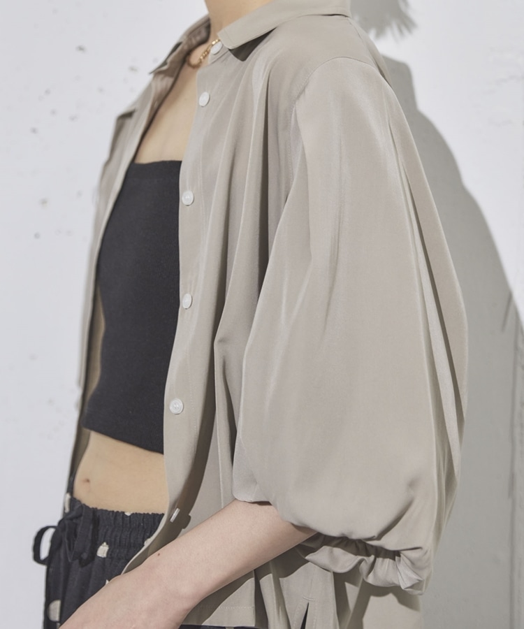 バルーンスリーブブラウス(F GREIGE): トップス｜PMbox P&M OFFICIAL