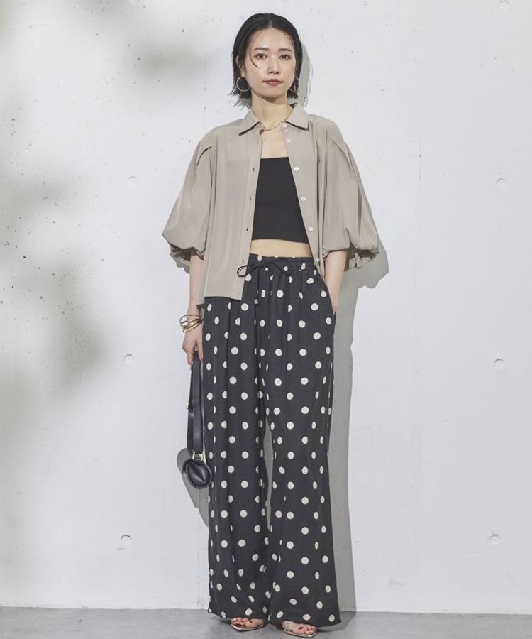 バルーンスリーブブラウス(F GREIGE): トップス｜PMbox P&M OFFICIAL